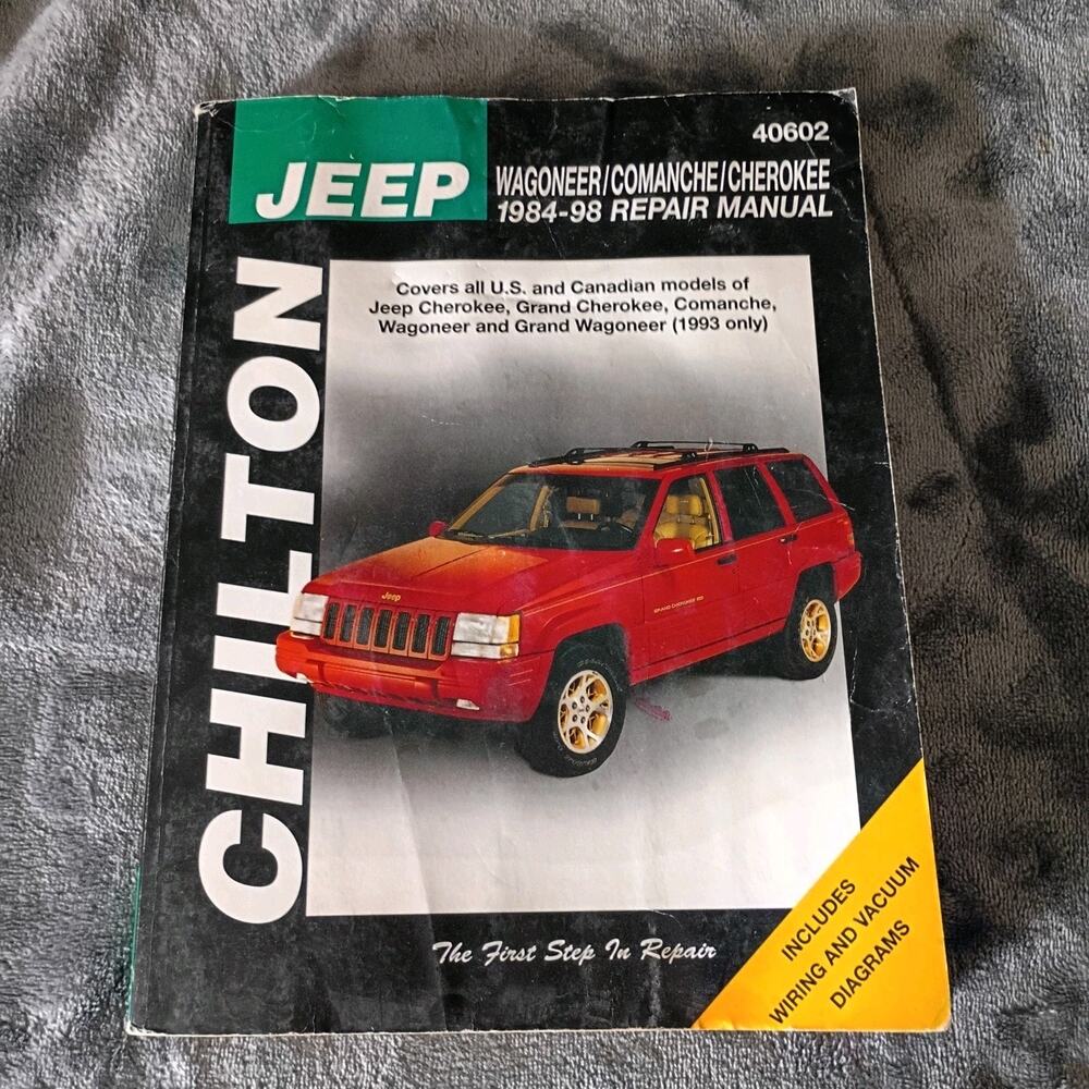 chilton repair manual Jeep 84-98
